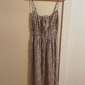 Abercrombie Strawberry Print Maxi Dress